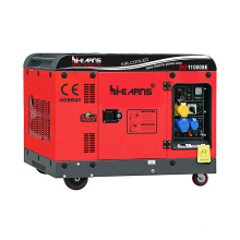 10KVA patent type red color silent diesel generator